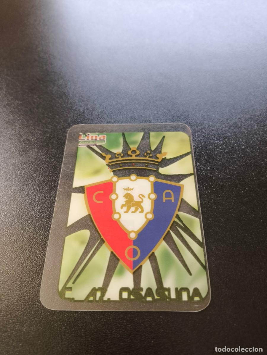 Cromos de F&uacute;tbol: 55 Escudo OSASUNA LIGA MUNDICROMO CRYSTALCARDS 2006 2007 06 07 NO PANINI ESTE