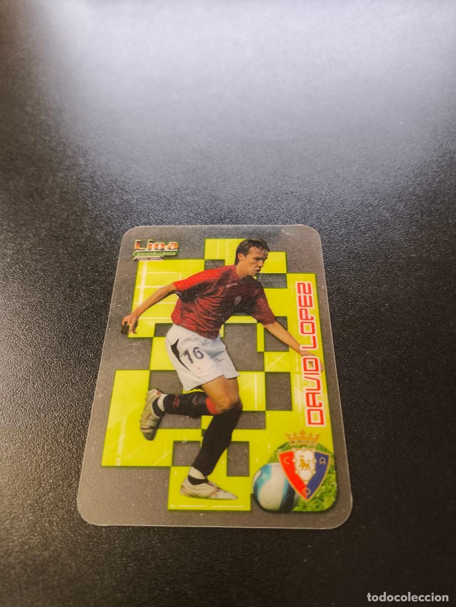 Cromos de F&uacute;tbol: 63 David Lopez OSASUNA LIGA MUNDICROMO CRYSTALCARDS 2006 2007 06 07 NO PANINI ESTE