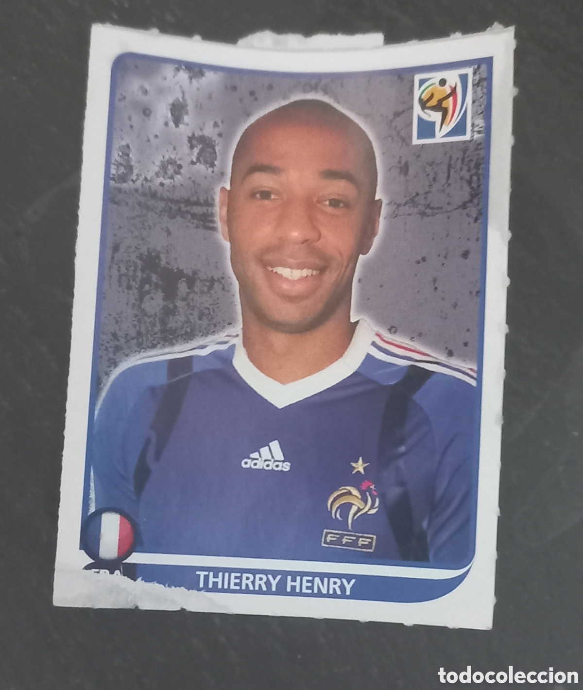 Cromos de F&uacute;tbol: 103 THIERRY HENRY FRANCIA MUNDIAL 2010 SUD&Aacute;FRICA WORLD CUP 10 CROMO STICKER FIGURA F&Uacute;TBOL PANINI