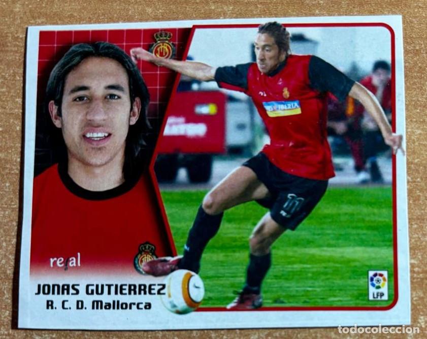 Cromos de F&uacute;tbol: EDICIONES ESTE 2005-2006 05 06 FICHAJE N&ordm; 35 JONAS GUTIERREZ (MALLORCA) RECORTADO LEER
