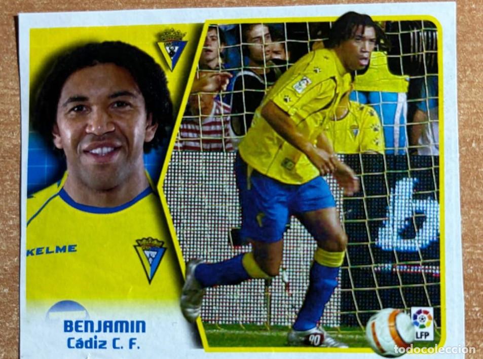 Cromos de F&uacute;tbol: EDICIONES ESTE 2005-2006 05 06 FICHAJE N&ordm; 41 BENJAMIN (CADIZ) RECORTADO LEER