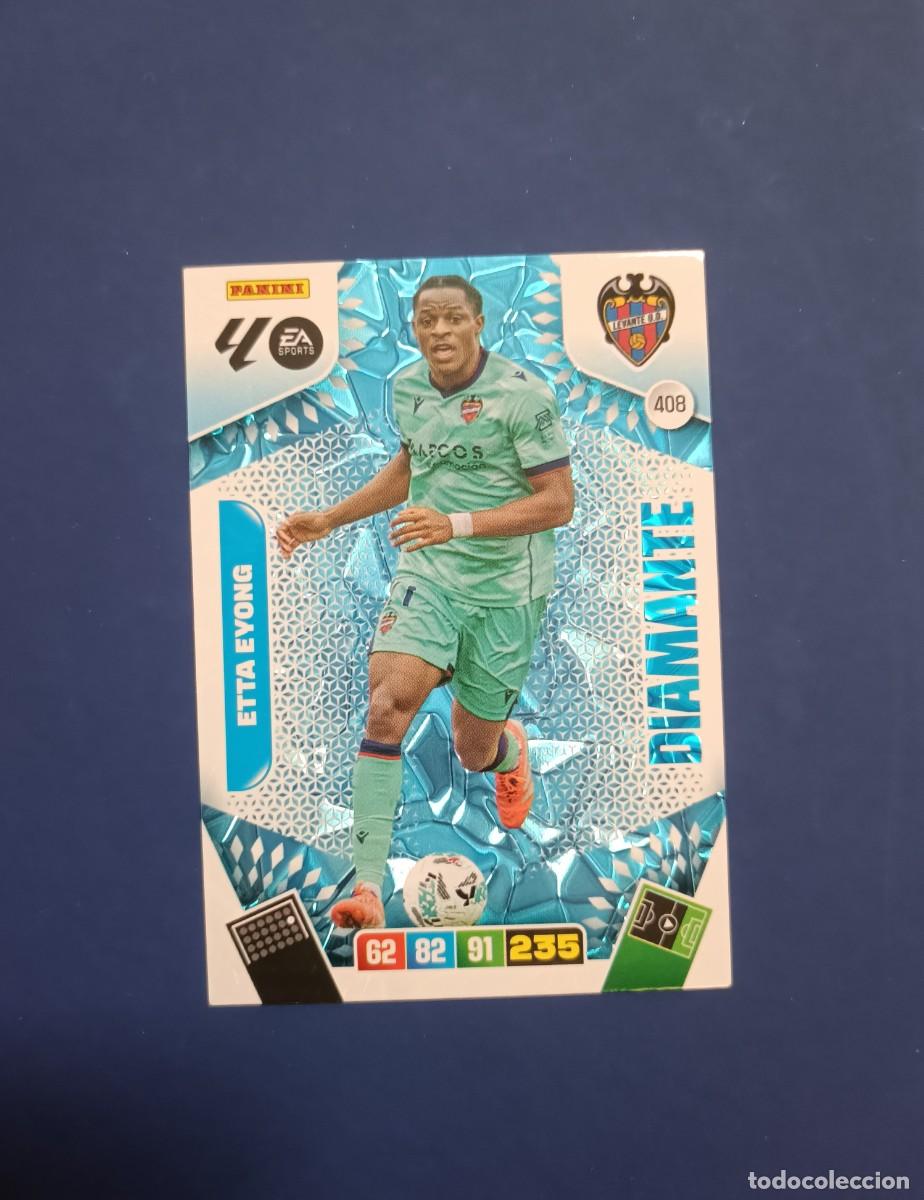 Cromos de F&uacute;tbol: 408 Etta Eyong diamante Adrenalyn XL 25 26 Levante panini 2025 2026