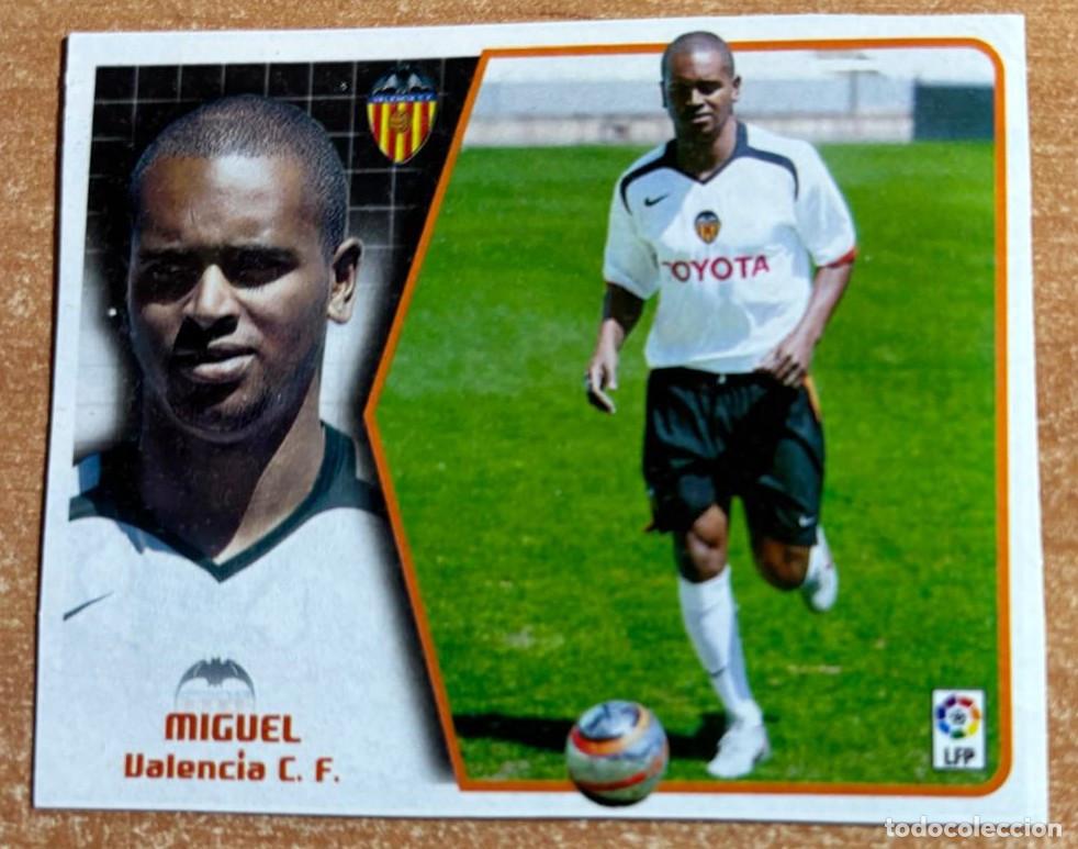 Cromos de F&uacute;tbol: EDICIONES ESTE 2005-2006 05 06 FICHAJE N&ordm; 36 MIGUEL (VALENCIA CF) RECORTADO LEER