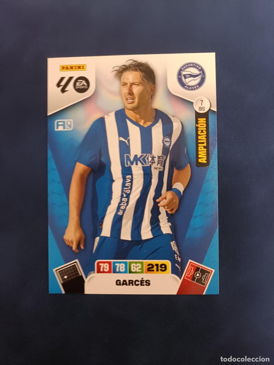 Cromos de F&uacute;tbol: 7 bis ampliaci&oacute;n Garc&eacute;s Adrenalyn XL 25 26 Deportivo Alav&eacute;s panini 2025 2026