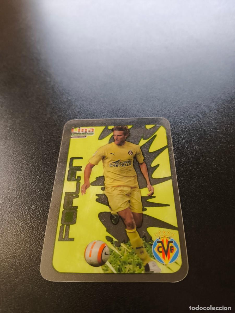 Cromos de F&uacute;tbol: 125 Forlan VILLARREAL LIGA MUNDICROMO CRYSTALCARDS 2006 2007 06 07 NO PANINI ESTE