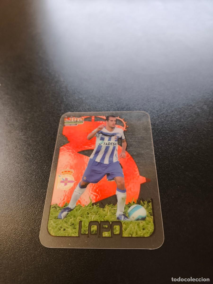 Cromos de F&uacute;tbol: 134 Lopo DEPORTIVO DE LA CORU&Ntilde;A LIGA MUNDICROMO CRYSTALCARDS 2006 2007 06 07 NO PANINI ESTE