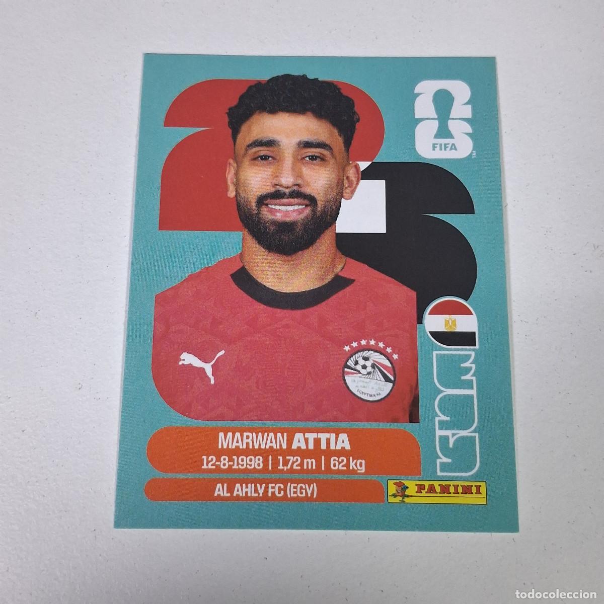Cromos de F&uacute;tbol: B9 EGY10 MARWAN ATTIA 10 EGYPTO EGYPT EGY MUNDIAL FIFA WORLD CUP 2026 STICKER PANINI