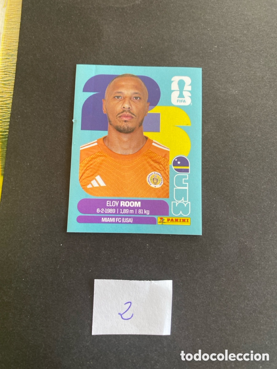 Cromos de F&uacute;tbol: Cromo Curazao Mundial 26 N* 2 nuevo