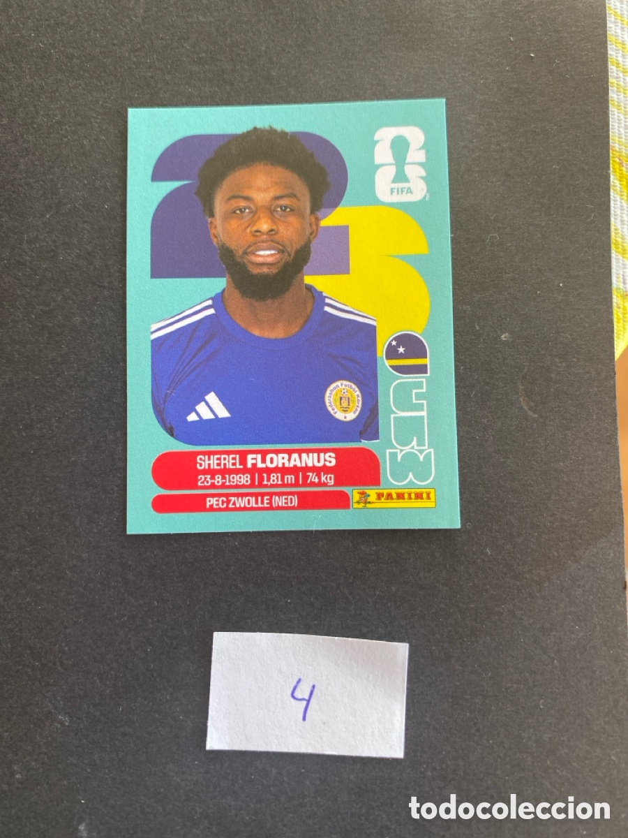 Cromos de F&uacute;tbol: Cromo Curazao Mundial 26 N* 4 nuevo