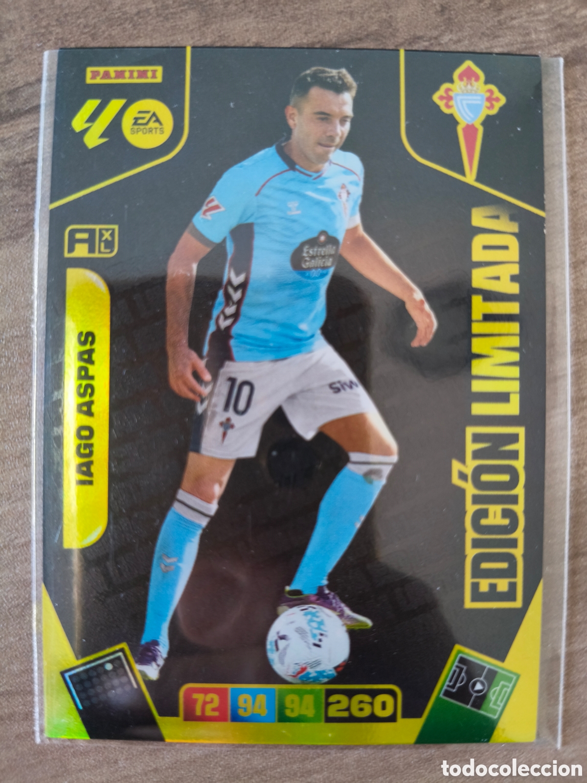 Cromos de F&uacute;tbol: Iago Aspas Edicion Limitada Celta Adrenalyn XL Liga 25 26