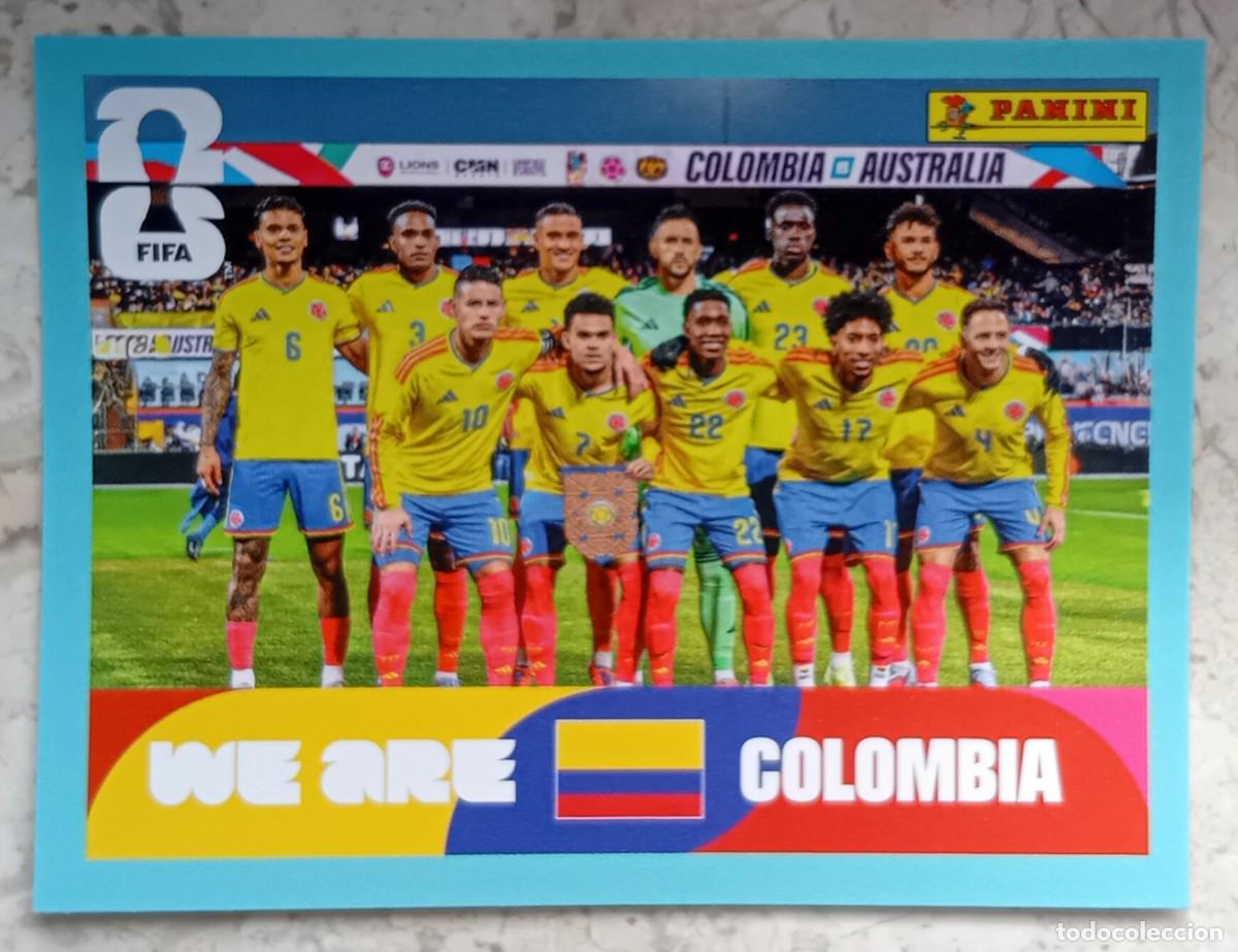Cromos de F&uacute;tbol: Figurina Panini 2026 Cromo World Cup Usa Mundial 2026 squadra alineaci&oacute;n team Colombia n COL 13