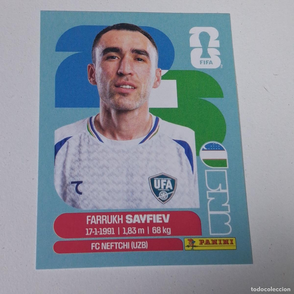 Cromos de F&uacute;tbol: B9 UZB3 FARRUKH SAYFIEV 3 UZBEKIST&Aacute;N UZB MUNDIAL FIFA WORLD CUP 2026 STICKER PANINI