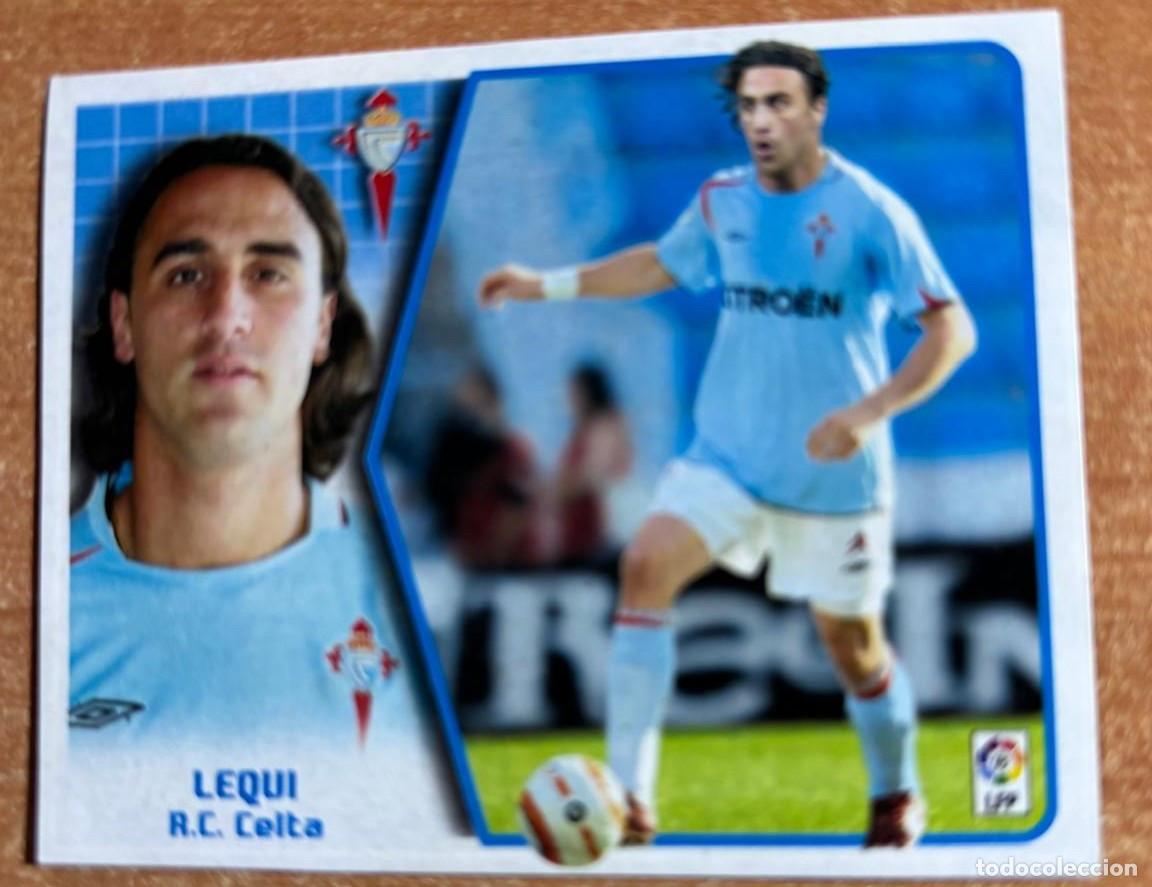 Cromos de F&uacute;tbol: EDICIONES ESTE 2005-2006 05 06 FICHAJE N&ordm; 47 LEQUI (CELTA) RECORTADO LEER