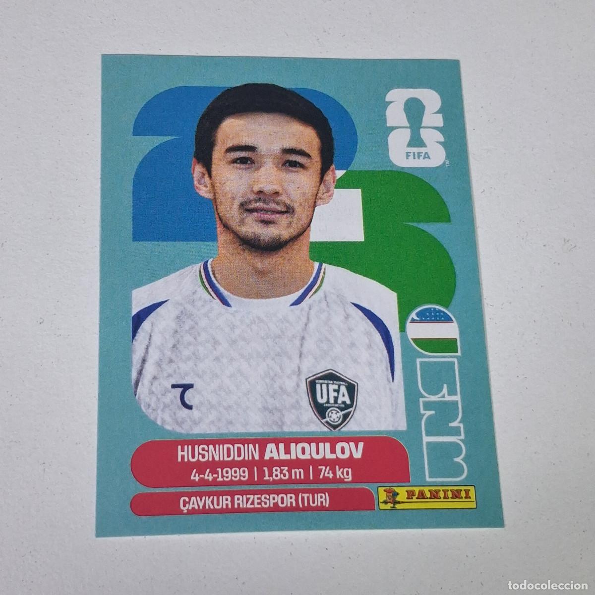 Cromos de F&uacute;tbol: B9 UZB6 HUSNIDDIN ALIQULOV 6 UZBEKIST&Aacute;N UZB MUNDIAL FIFA WORLD CUP 2026 STICKER PANINI