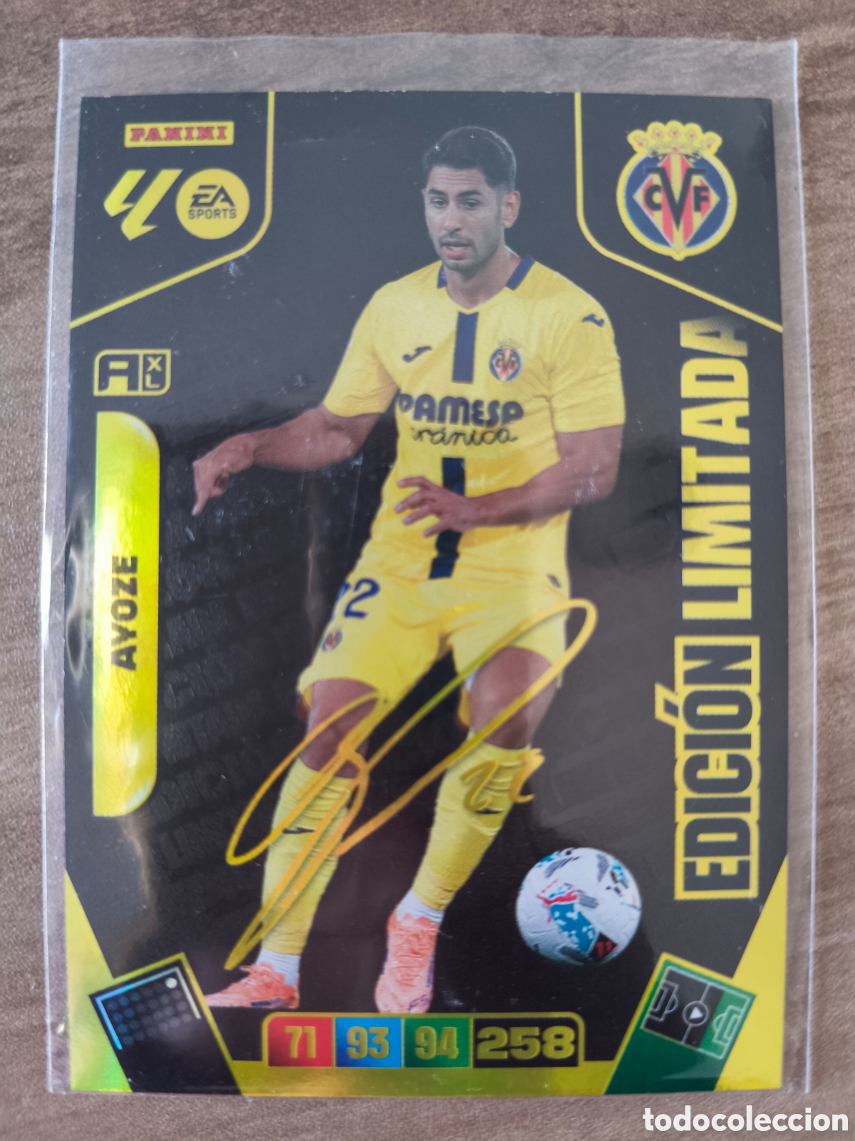 Cromos de F&uacute;tbol: Ayoze Firma Edicion Limitada Villarreal Adrenalyn XL Liga 25 26