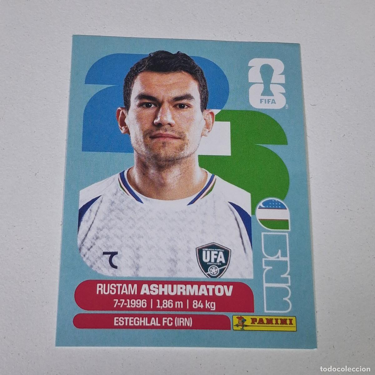 Cromos de F&uacute;tbol: B9 UZB7 RUSTAMJON ASHURMATOV 7 UZBEKIST&Aacute;N UZB MUNDIAL FIFA WORLD CUP 2026 STICKER PANINI