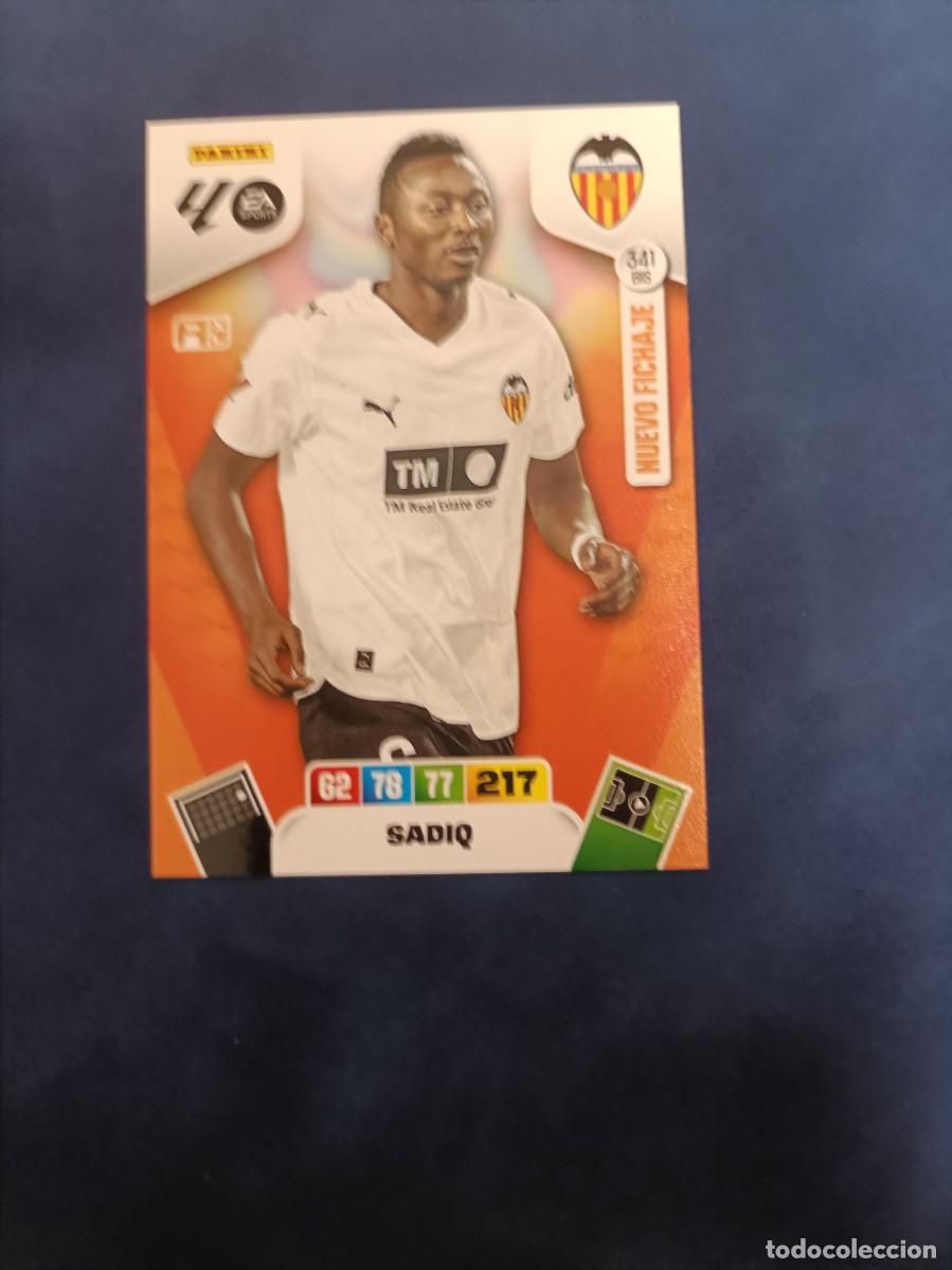 Football Stickers: 341 bis nuevo fichaje Umar Sadiq Adrenalyn XL 25 26 Valencia panini 2025 2026
