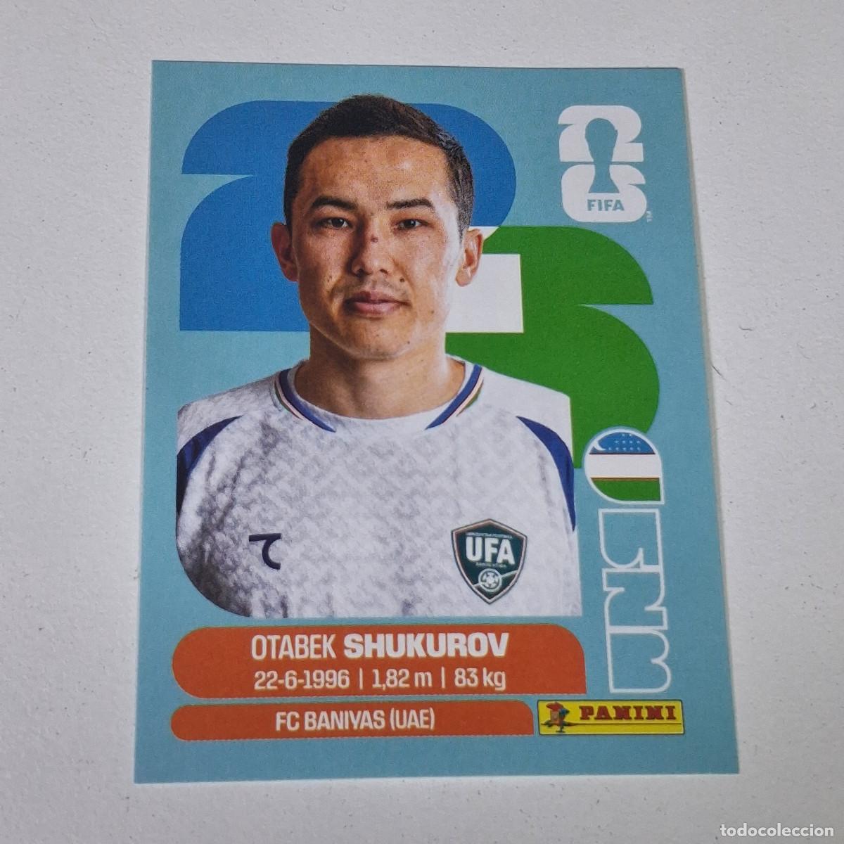 Football Stickers: B9 UZB11 OTABEK SHUKUROV 11 UZBEKIST&Aacute;N UZB MUNDIAL FIFA WORLD CUP 2026 STICKER PANINI
