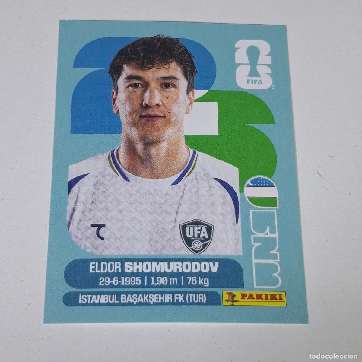 Football Stickers: B9 UZB16 ELDOR SHOMURODOV 16 UZBEKIST&Aacute;N UZB FIFA WORLD CUP 2026 STICKER PANINI