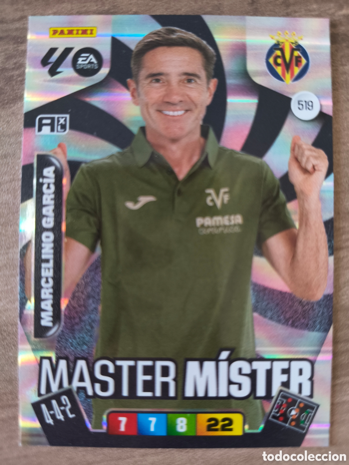 Cromos de Futebol: Master Mister 519 Marcelino Villarreal Adrenalyn XL Liga 25 26