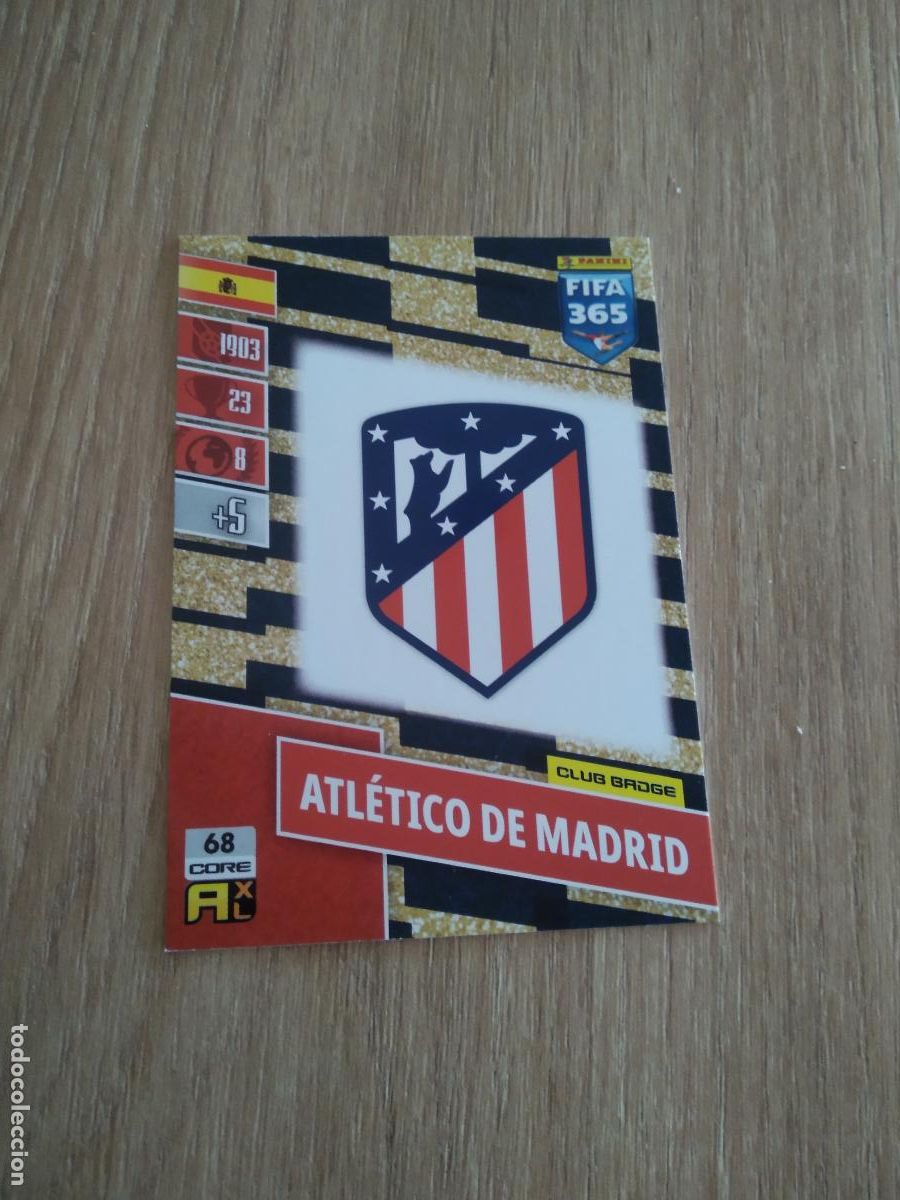 Cromos de Futebol: 68 ESCUDO ATLETICO DE MADRID CROMO FUTBOL PANINI ADRENALYN 21-22 FIFA 365 2021-2022