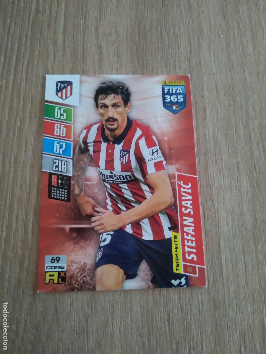 Cromos de Futebol: 69 SAVIC ATLETICO DE MADRID CROMO FUTBOL PANINI ADRENALYN 21-22 FIFA 365 2021-2022