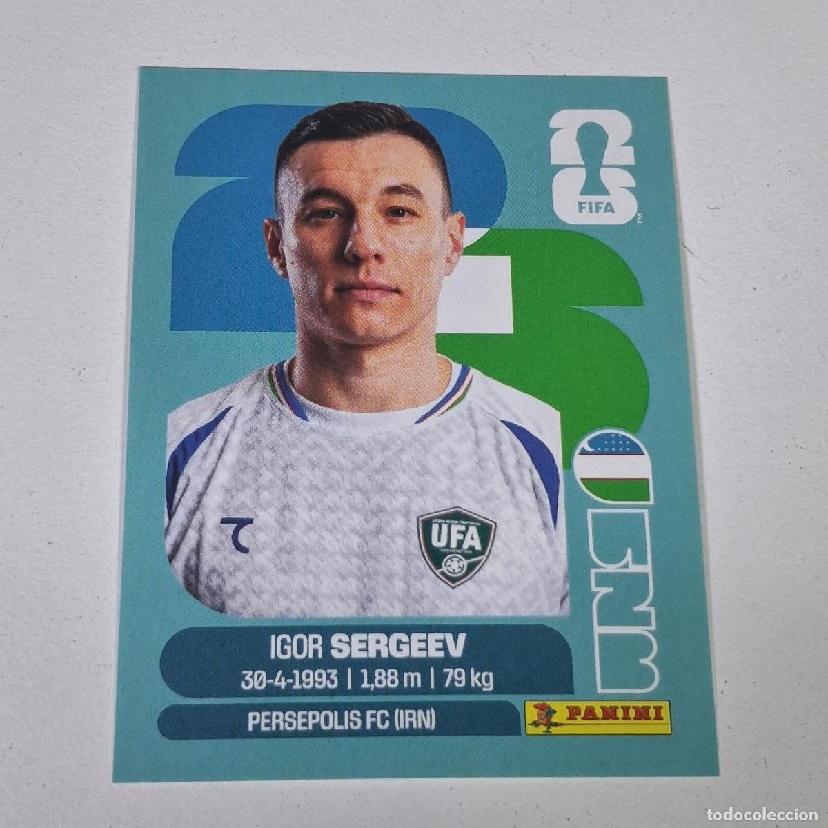Cromos de Futebol: B9 UZB19 IGOR SERGEEV 19 UZBEKIST&Aacute;N UZB MUNDIAL FIFA WORLD CUP 2026 STICKER PANINI