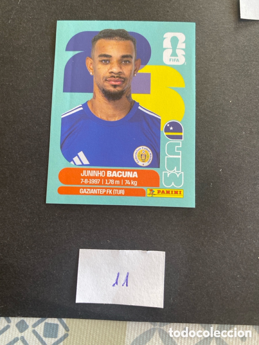 Cromos de Futebol: Cromo Curazao Mundial 26 N* 11 nuevo