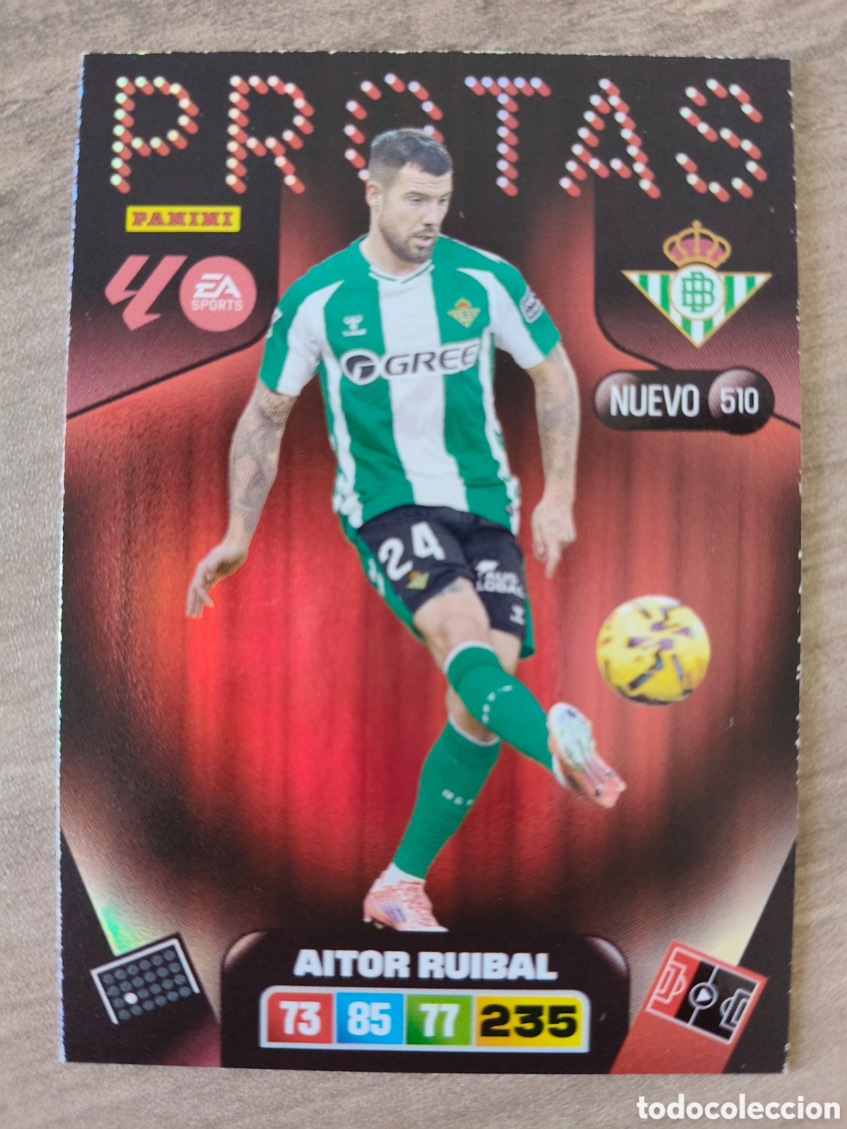 Cromos de Futebol: Protas 510 Aitor Ruibal Real Betis Adrenalyn XL Liga 25 26
