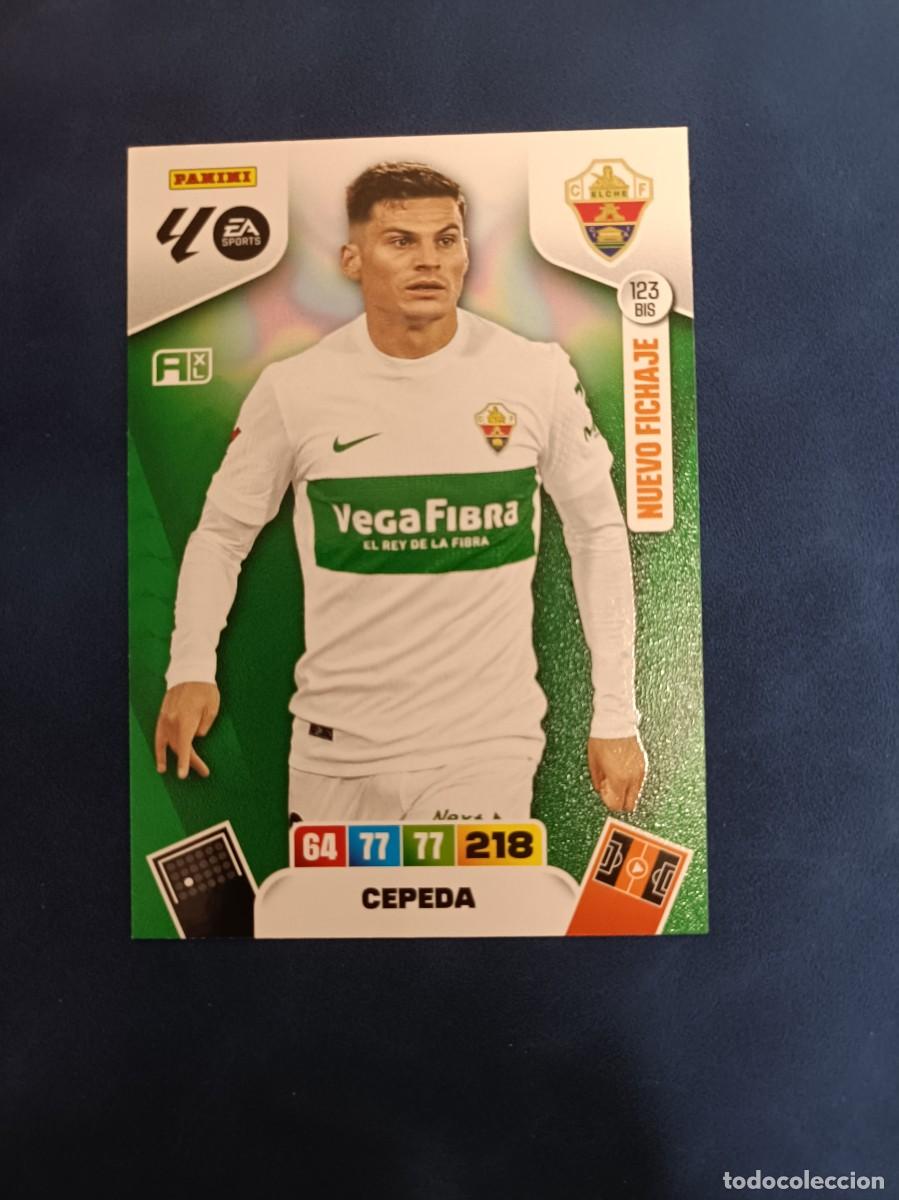 Cromos de Futebol: 123 bis nuevo fichaje Cepeda Adrenalyn XL 25 26 Elche panini 2025 2026