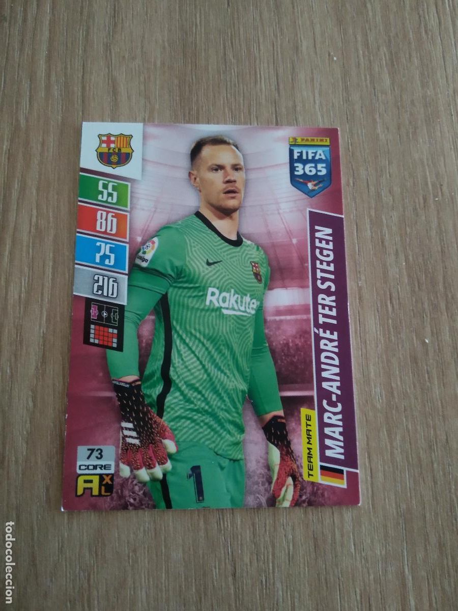 Cromos de Futebol: 73 TER STEGEN BARCELONA BAR&Ccedil;A CROMO FUTBOL PANINI ADRENALYN 21-22 FIFA 365 2021-2022