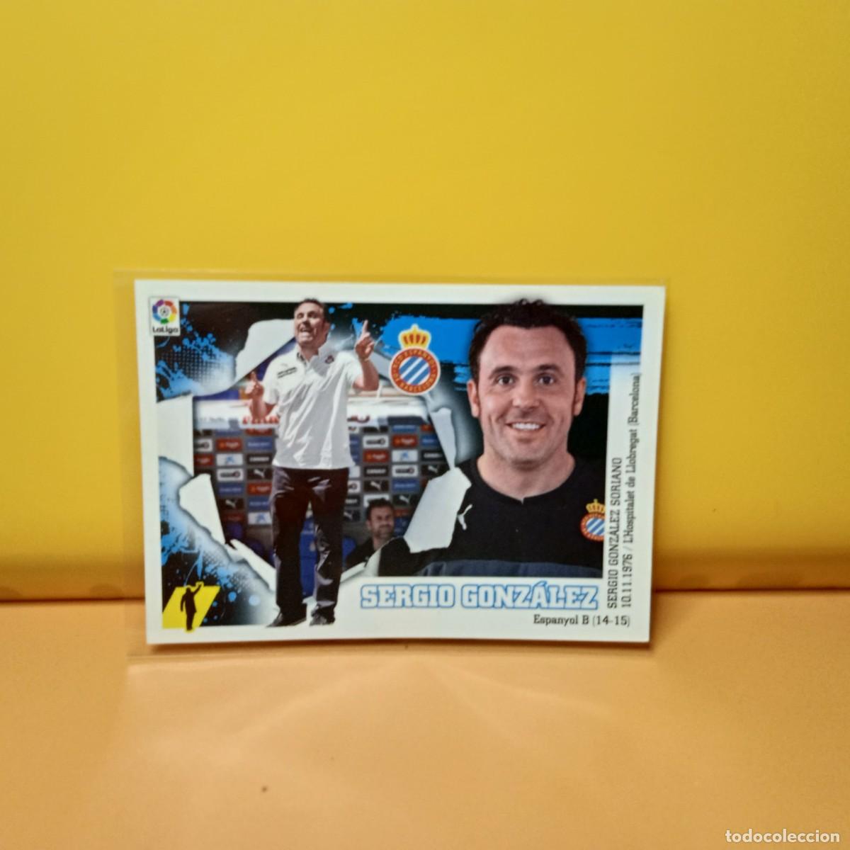 Cromos de Futebol: EDICIONES ESTE 2015 2016 15 16 R.C.D ESPANYOL SERGIO GONZ&Aacute;LEZ 2