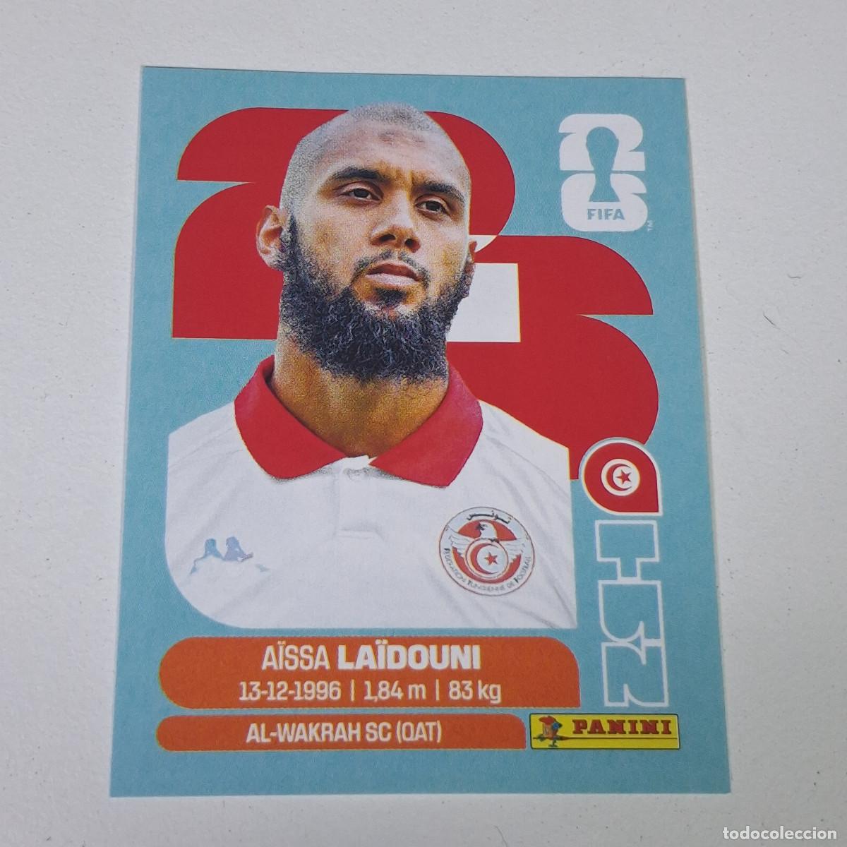 Cromos de Futebol: B9 TUN10 A&Iuml;SSA LA&Iuml;DOUNI 10 T&Uacute;NEZ TUNISIA TUN MUNDIAL FIFA WORLD CUP 2026 STICKER PANINI
