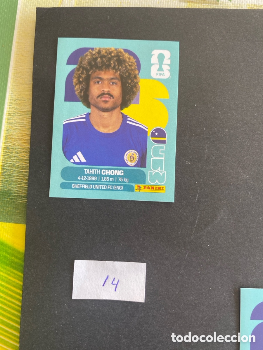 Cromos de F&uacute;tbol: Cromo Curazao Mundial 26 N* 14 nuevo