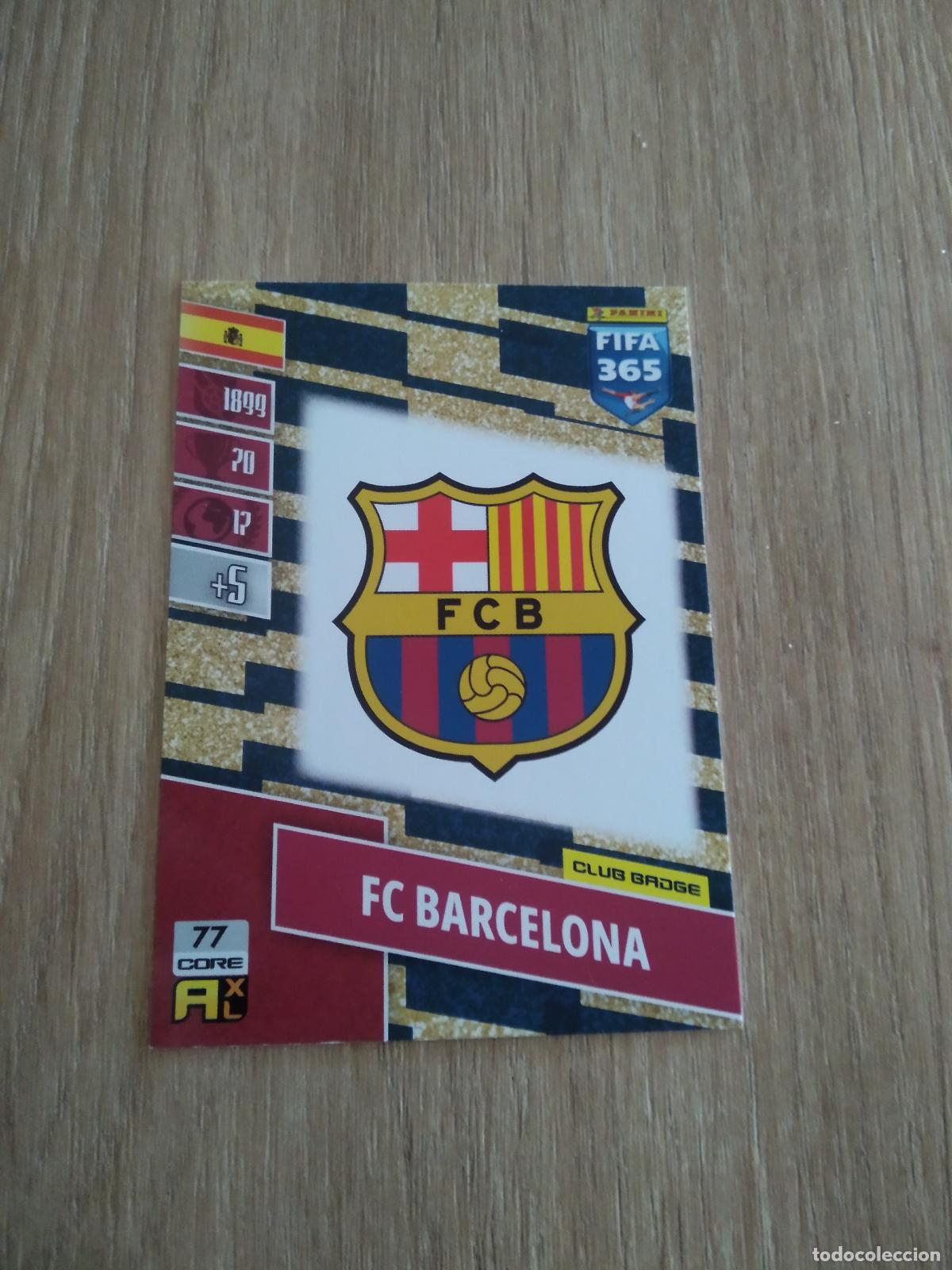Football Stickers: 77 ESCUDO BARCELONA BAR&Ccedil;A CROMO FUTBOL PANINI ADRENALYN 21-22 FIFA 365 2021-2022