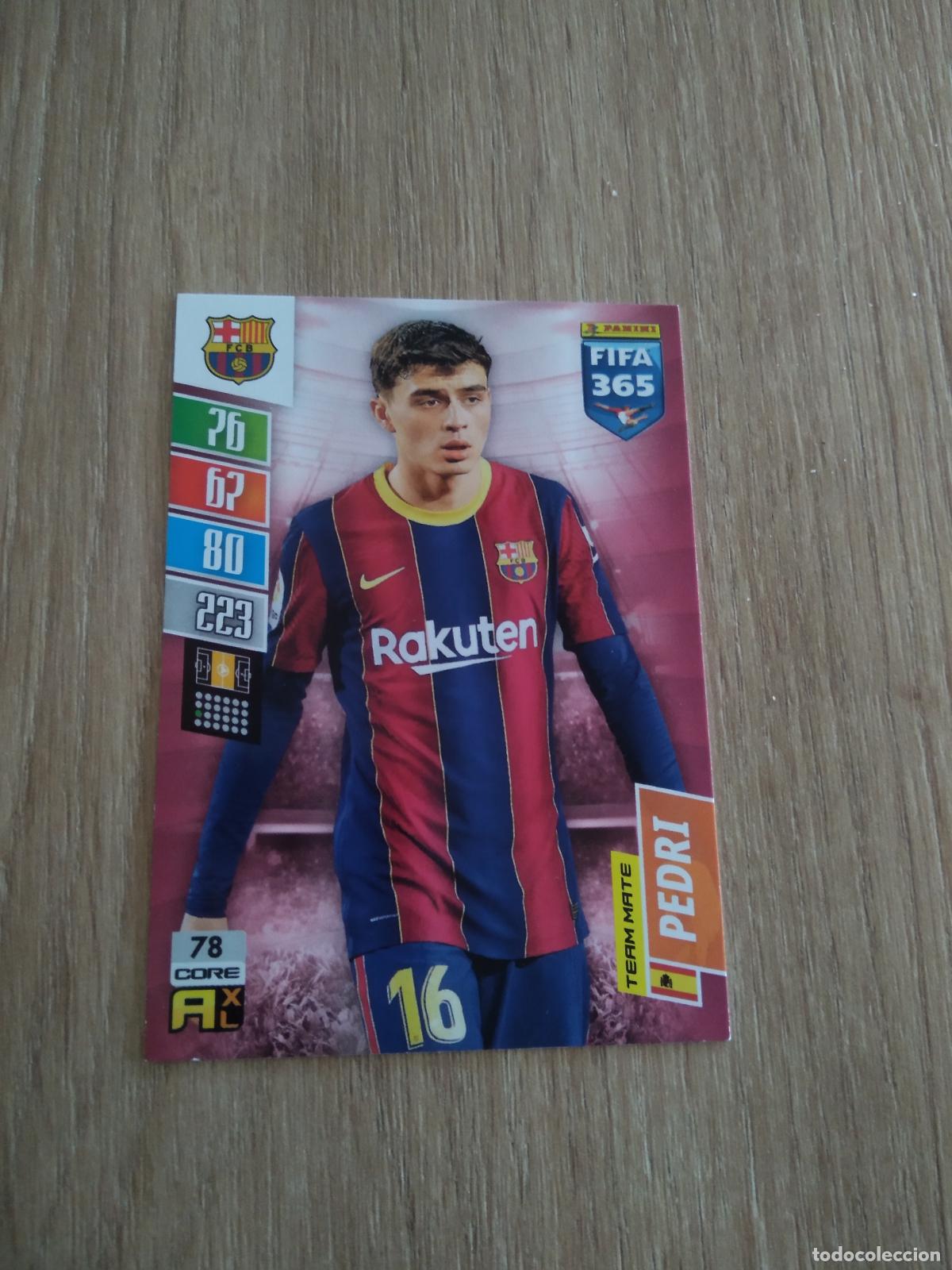 Football Stickers: 78 PEDRI BARCELONA BAR&Ccedil;A CROMO FUTBOL PANINI ADRENALYN 21-22 FIFA 365 2021-2022