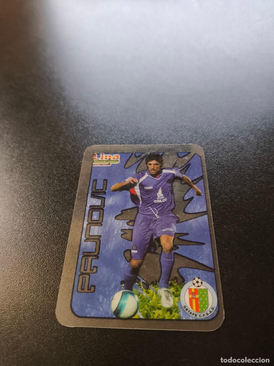 Football Stickers: 159 Paunovic GETAFE LIGA MUNDICROMO CRYSTALCARDS 2006 2007 06 07 NO PANINI ESTE