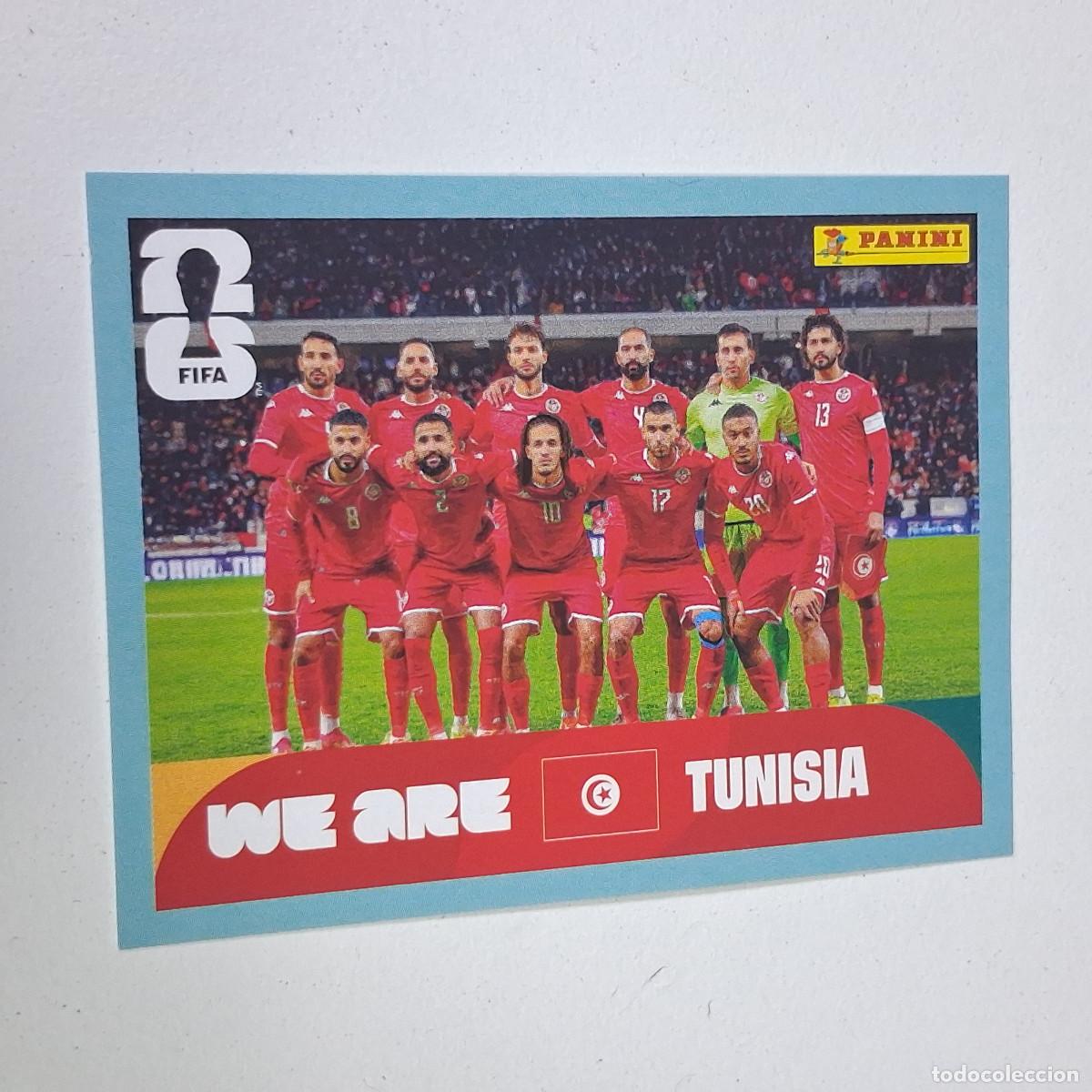 Fu&szlig;ball-Sticker: B9 TUN13 TEAM PHOTO EQUIPO 13 T&Uacute;NEZ TUNISIA TUN MUNDIAL FIFA WORLD CUP 2026 STICKER PANINI