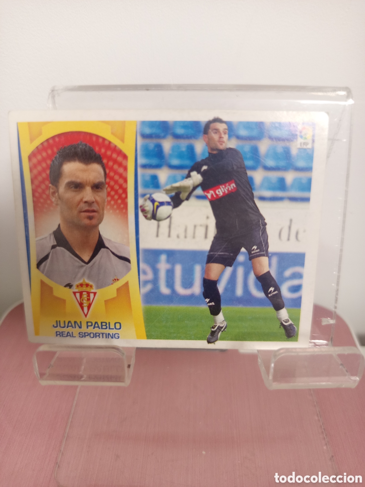 Cartes &agrave; collectionner de Football: ❇️ CROMO ⚽ JUAN PABLO SPORTING DE GIJ&Oacute;N LIGA LFP 09 10 2009 2010 ESTE SIN PEGAR PANINI ❇️