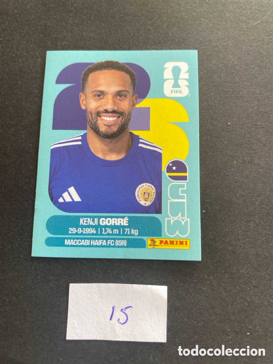 Cromos de F&uacute;tbol: Cromo Curazao Mundial 26 N* 15 nueva