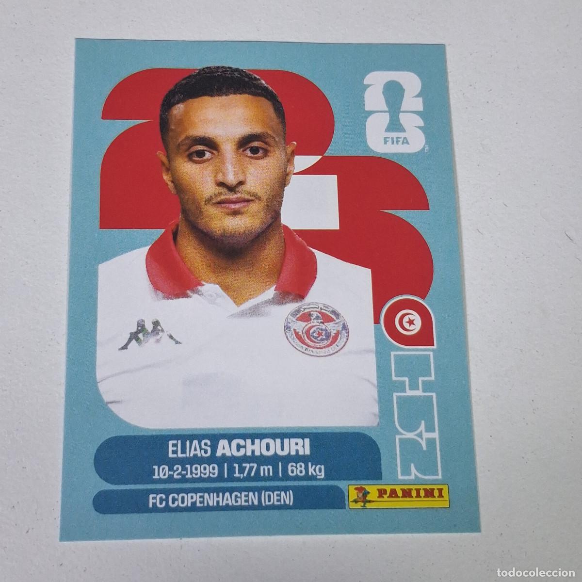 Cartes &agrave; collectionner de Football: B9 TUN15 ELIAS ACHOURI 15 T&Uacute;NEZ TUNISIA TUN MUNDIAL FIFA WORLD CUP 2026 STICKER PANINI