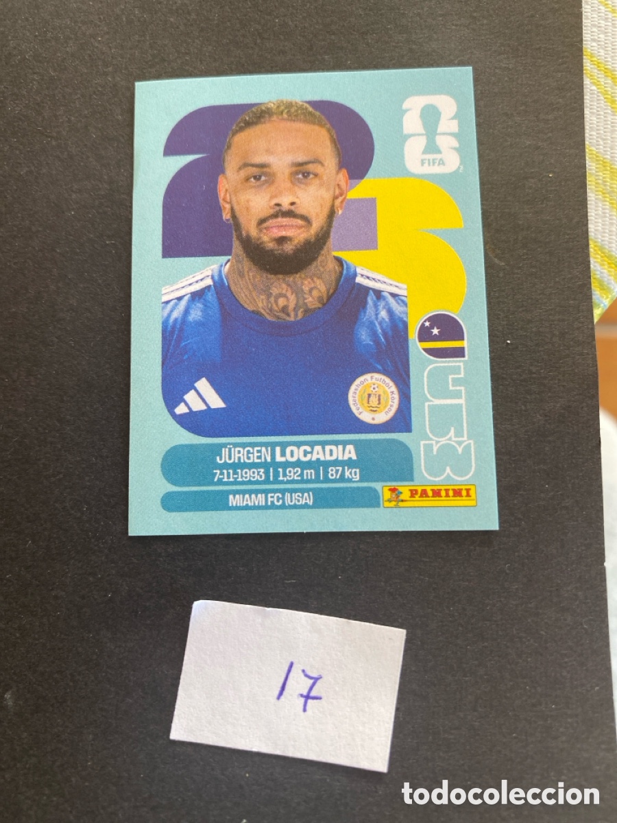 Football Stickers: Cromo Curazao Mundial 26 N* 17 nuevo