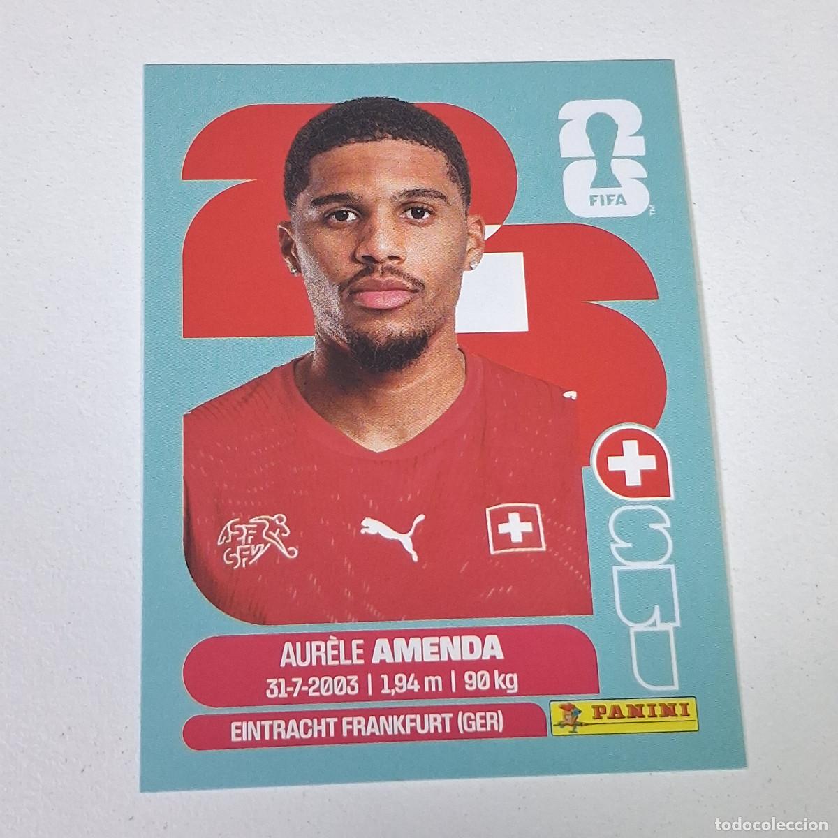Cromos de F&uacute;tbol: B9 SUI7 AUR&Egrave;LE AMENDA 7 SUIZA SWITZERLAND SUI MUNDIAL FIFA WORLD CUP 2026 STICKER PANINI
