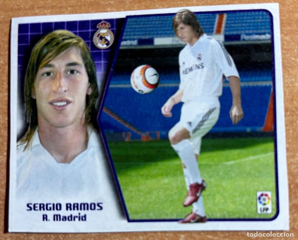 Cromos de F&uacute;tbol: EDICIONES ESTE 2004-2005 04 05 FICHAJE N&ordm; 48 SERGIO RAMOS (REAL MADRID) RECORTADO LEER