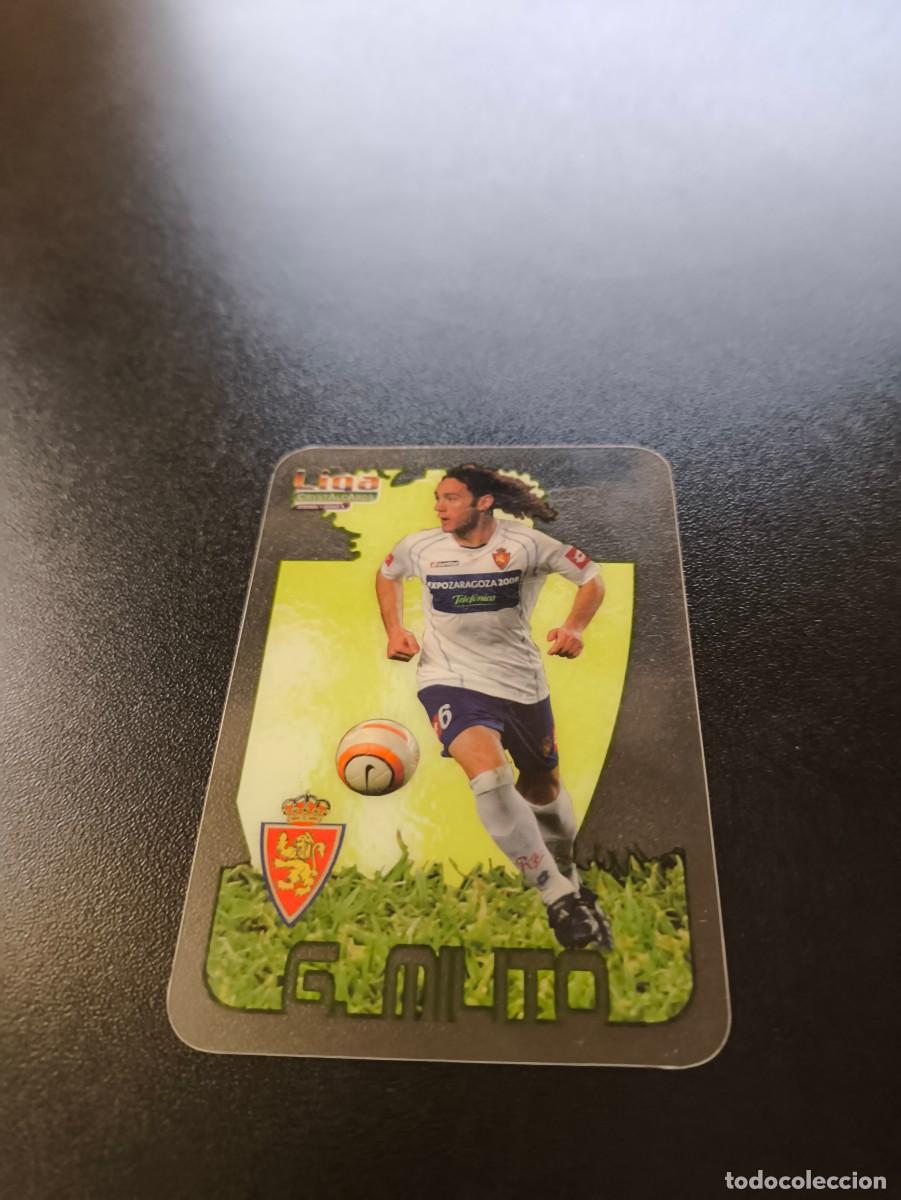 Cromos de F&uacute;tbol: 187 Gabriel Milito ZARAGOZA LIGA MUNDICROMO CRYSTALCARDS 2006 2007 06 07 NO PANINI ESTE