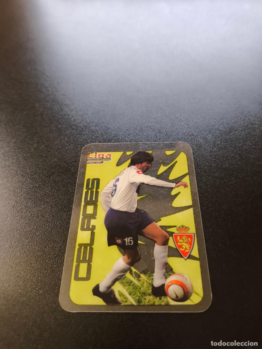 Cromos de F&uacute;tbol: 195 Celades ZARAGOZA LIGA MUNDICROMO CRYSTALCARDS 2006 2007 06 07 NO PANINI ESTE