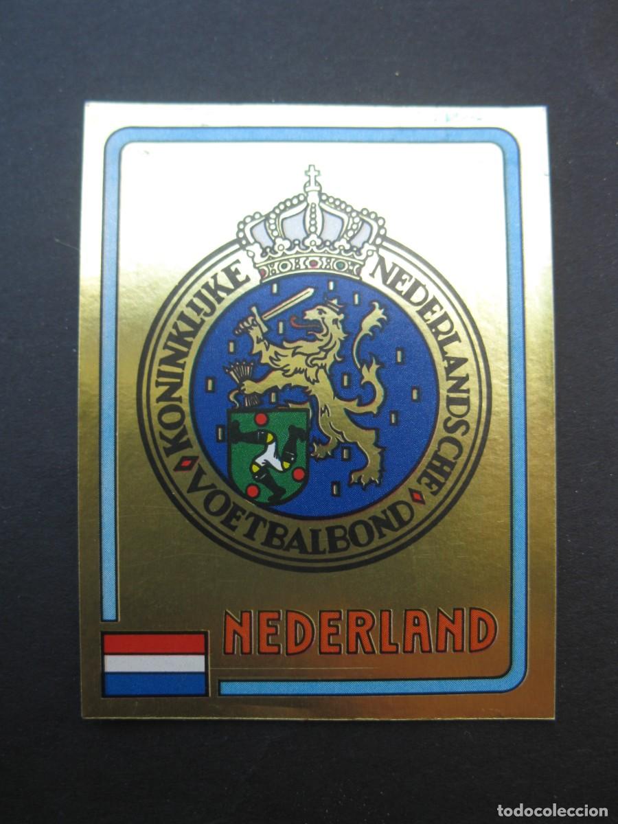 Cromos de F&uacute;tbol: EURO 84 - CROMO N&ordm; 241 - ESCUDO DE HOLANDA - PANINI - NUNCA PEGADO.