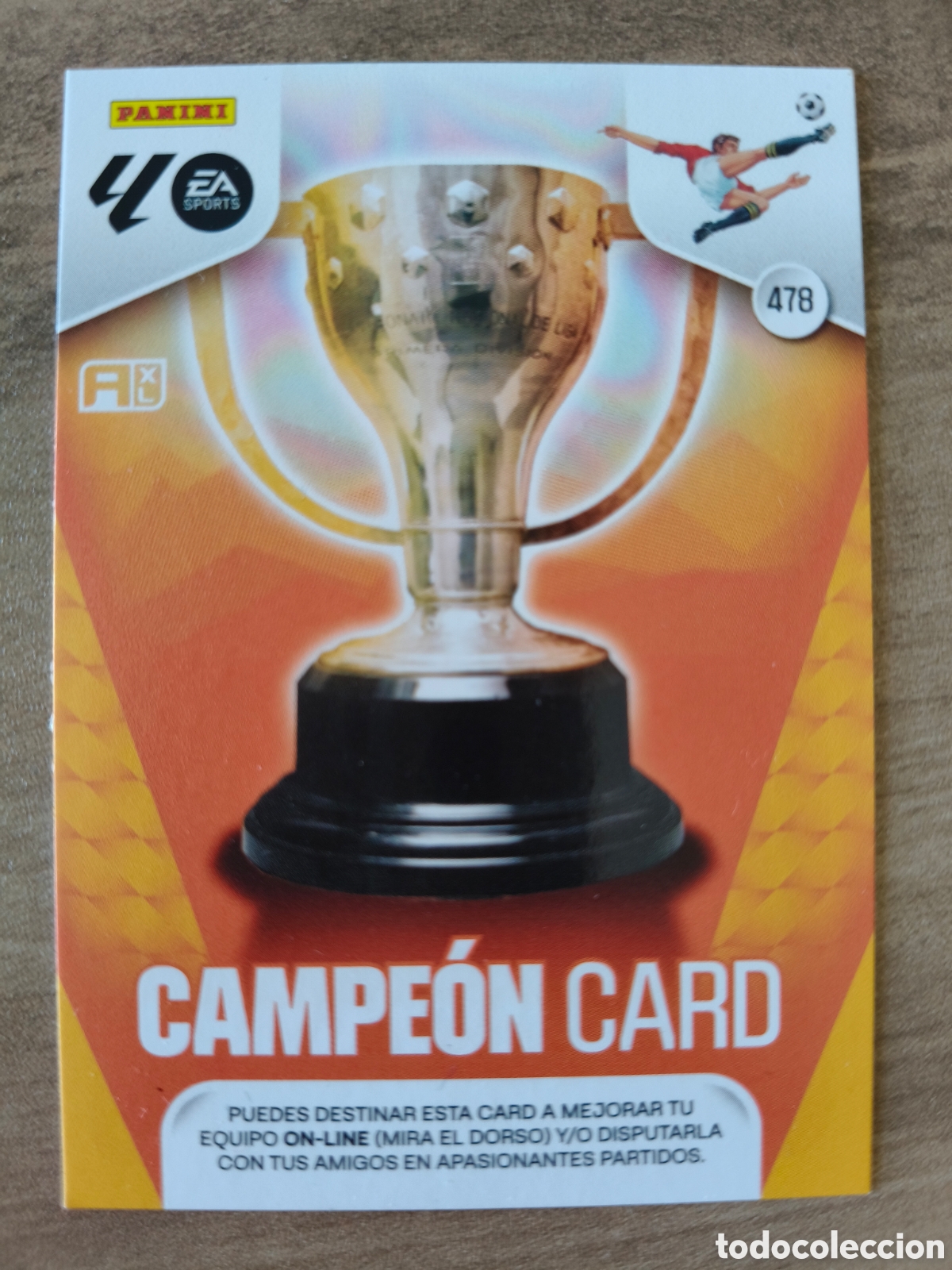 Cartes &agrave; collectionner de Football: Campeon Card 478 Copa Adrenalyn XL Liga 25 26