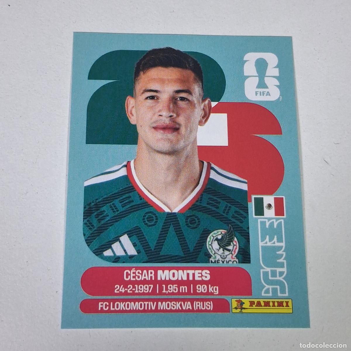 Football Stickers: B9 MEX5 C&Eacute;SAR MONTES 5 M&Eacute;XICO MUNDIAL FIFA WORLD CUP 2026 STICKER PANINI