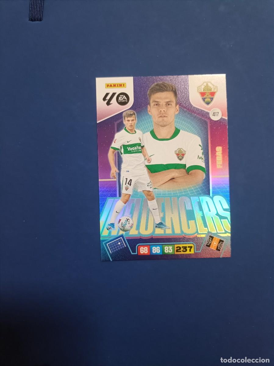 Figurine di Calcio: 417 Febas influencers Adrenalyn XL 25 26 Elche panini 2025 2026